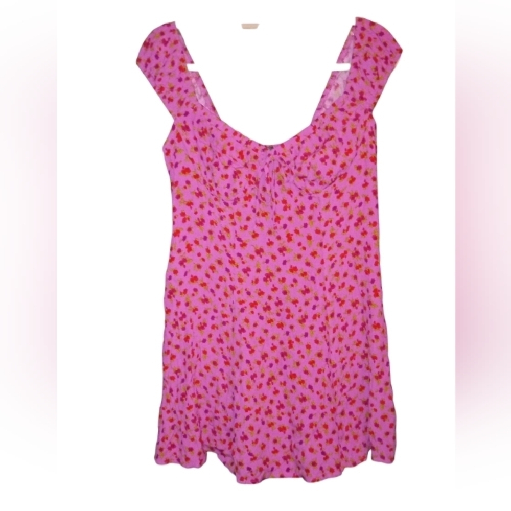 Strawberry Print Mini Dress